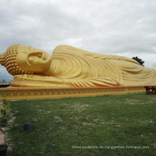 Gold überzogene kleine schlafende große Buddha-Statue